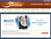 Tablet Screenshot of joniandfriends.org